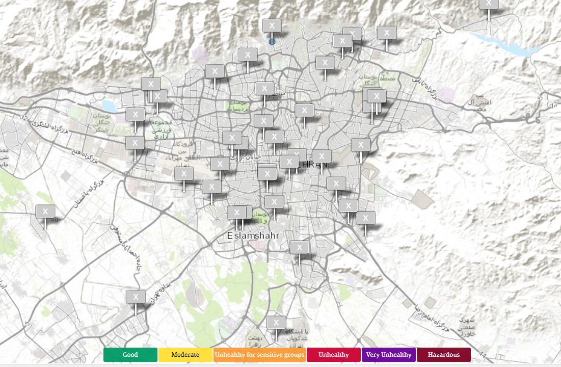 Government pollution readings appear switched off
