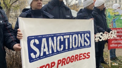 GAZ workers' livelihoods on the line as road trip protestors arrive in Vienna