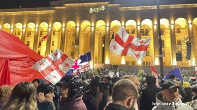 Georgian opposition pushes for “peaceful revolution” on local election day