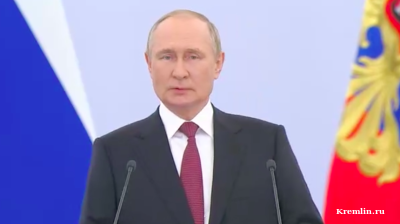 Putin signs off annexation of four Ukrainian regions