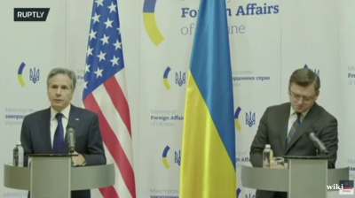 US Secretary of State Blinken in Kyiv, warns Russia could attack “at very short notice”