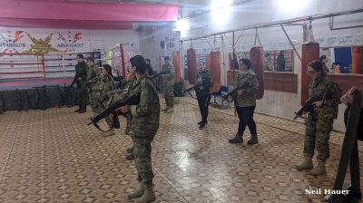 Ready for war at any time in southern Armenia