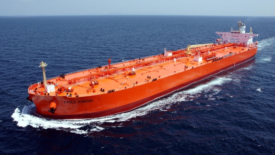 Iranian oil tanker exporting to Asian markets.