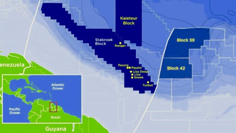 ExxonMobil uses the Liza Destiny FPSO to develop Liza-1