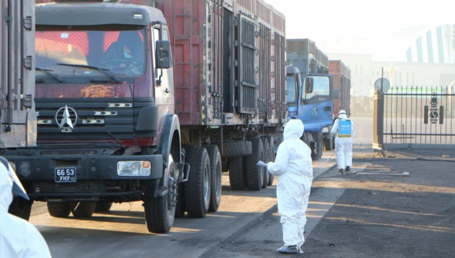 Thousands of trucks are stranded at the border.
