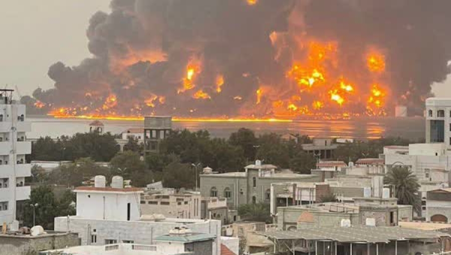 Yemeni port city hit by Israeli strike