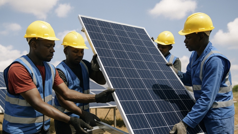 Egypt and South Africa are the only countries on the continent where installed solar capacity is measured in gigawatts, and not megawatts