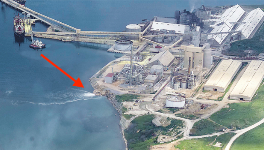 Bagfas' plant on the coast of the Sea of Marmara.