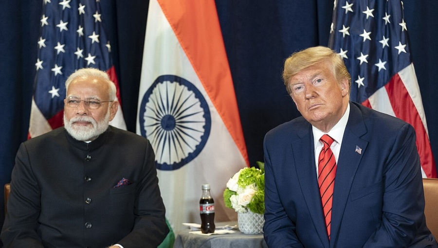 Prime Minister Modi with President Trump