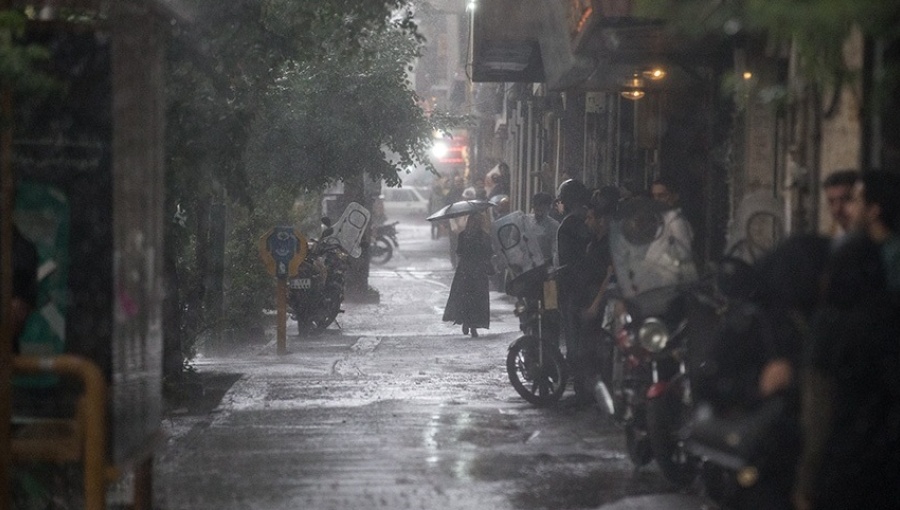 Rainy day in Tehran. Water resources experts say such days are too few and far between.