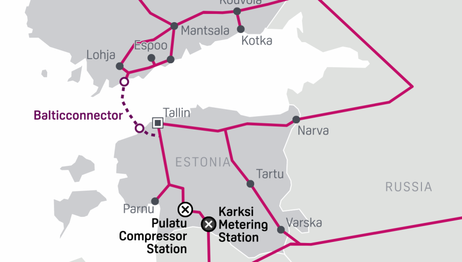 The undersea portion of Balticconnector runs for 77 kilometres between Paldiski in Estonia and Inkoo in Finland. The pipeline was launched in early 2020 and construction cost nearly €300 million.