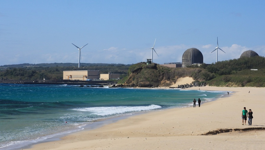Maanshan nuclear power plant in south Taiwan