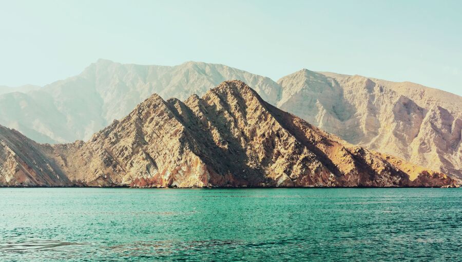 Makran coastline on the Gulf of Oman is the least populated area in Iran's large landmass