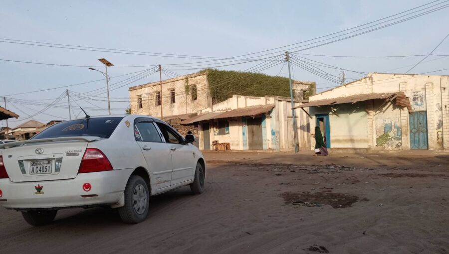 Barawa in Sudan now is a long forgotten outpost of Iraq's once international clout.