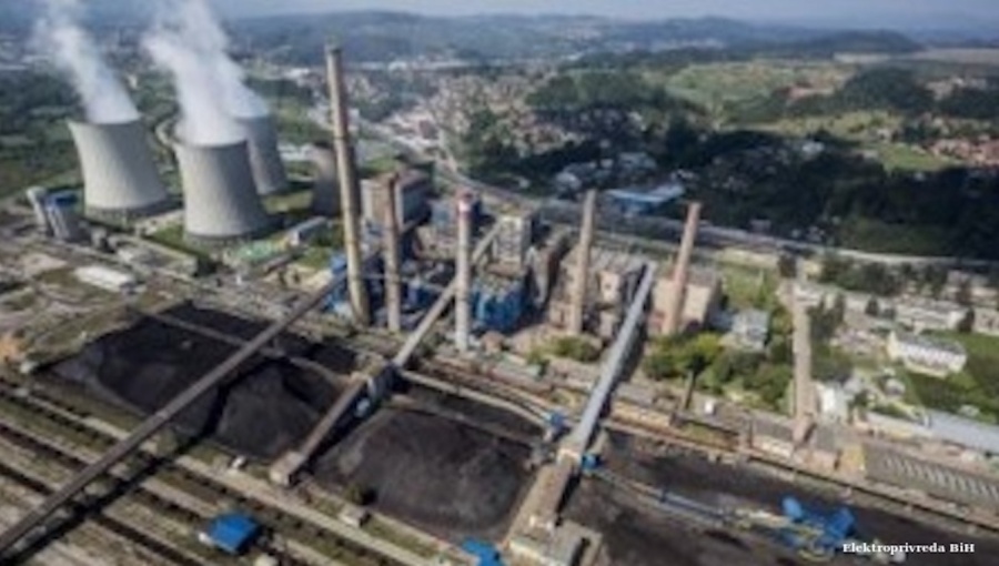 Bosnia's Tuzla coal-fired power plant.