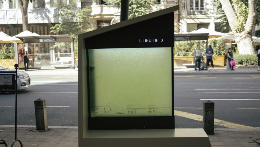 The first LIQUID3 on Makedonska street in Belgrade.