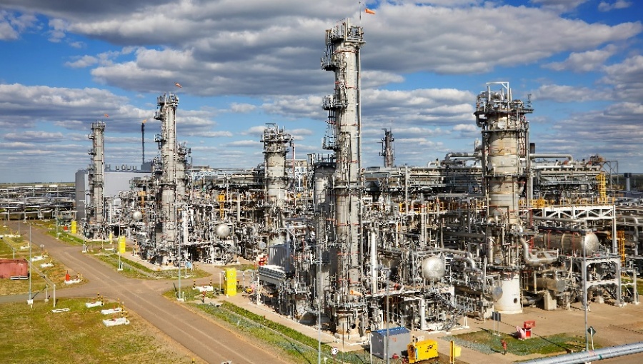With gas reception at Orenburg halted, operations at Karachaganak (pictured) had to be scaled back.
