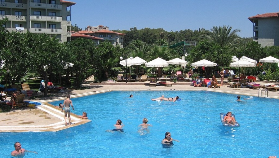 As Turkey's water crisis mounts, locals in drought-stricken localities fume at the sight of full hotel swimming pools.