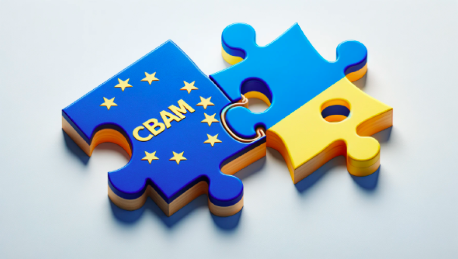 The advent of the EU's CBAM carbon border taxes threatens Ukrainian producers who cannot afford to make the needed adjustments due to the pressures of war and could tank trade turnover.