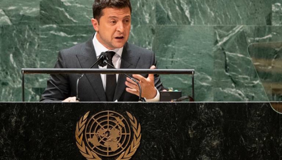 President Zelenskiy signed the application to the bloc on February 28.