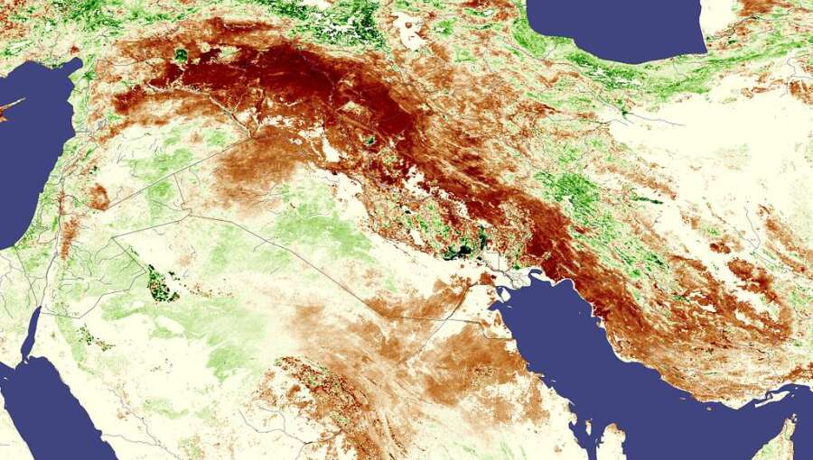 Drought is worsening across the once fertile crescent.