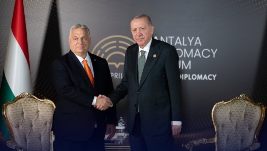 Hungary's Viktor Orban discusses energy issues with Erdogan in Ankara.