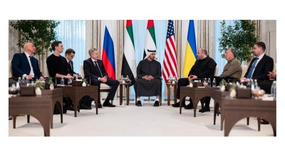 First ever three-way Ukraine peace talks underway in Abu Dhabi 