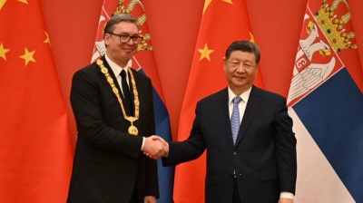 Xi awards Serbia’s Vucic top honour during Beijing visit