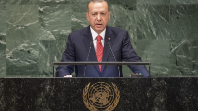 Erdogan tells UN Assembly Turkey won’t remain silent over use of “sanctions as weapons”