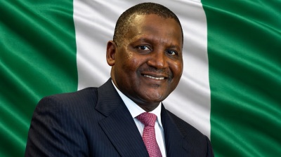 Aliko Dangote, Africa’s richest person, is also investing in oil refineries, fertiliser & cement plants, and wants to build a Lagos port