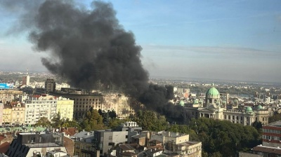 Serbian president blames opposition for “terrorist attack” outside parliament