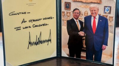 Colombia's Petro meets Trump at White House in bid to mend strained relations