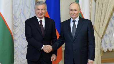 Russian construction of Uzbekistan's first nuclear plant launched as leaders meet at St Petersburg International Economic Forum 