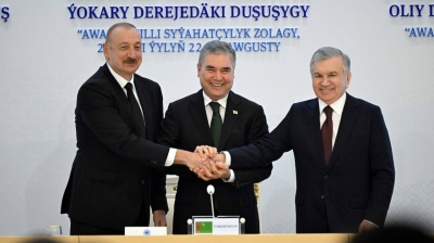 Uzbekistan joins Turkmenistan and Azerbaijan in push for expanded trade and transit corridors