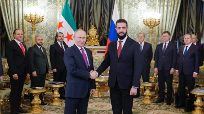 Syria’s al-Sharaa meets Putin as Moscow seeks to secure military bases