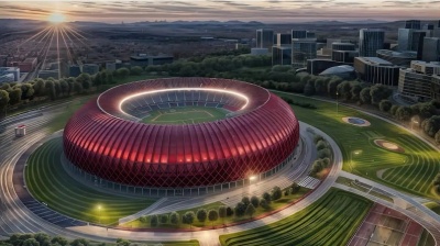 “Yurt-shaped” stadium in Kyrgyzstan to be largest sports venue in Central Asia