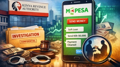 Kenya probes alleged bribery scheme involving tax office officials using M-Pesa mobile payments