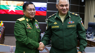 Myanmar’s Min Aung Hlaing seeks closer ties with Putin
