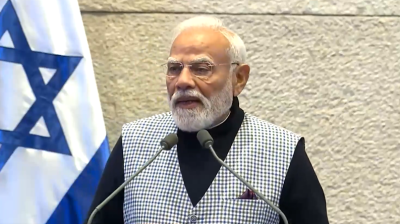 India’s Modi addresses Israeli Parliament, deal negotiations ongoing