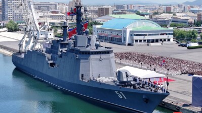 North Korea launches new naval destroyer, plans for two warships a year