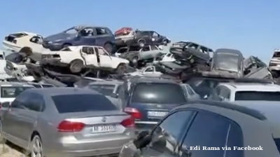 Albania launches nationwide cleanup of abandoned car graveyards