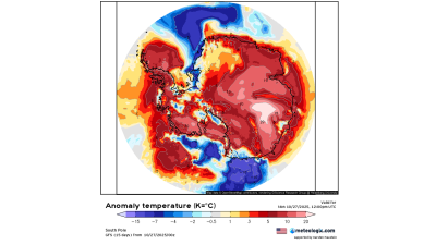 The Arctic and Antarctica record 