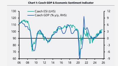 Czech growth accelerates as domestic demand-side pressure builds