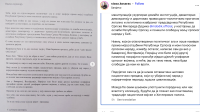 Bosnian minister sends Nazi helmet and insulting letter to international envoy