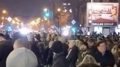 Students and farmers stage protests across Serbia