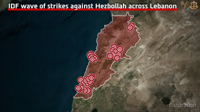 IDF conducts largest strikes in Lebanon since start of war