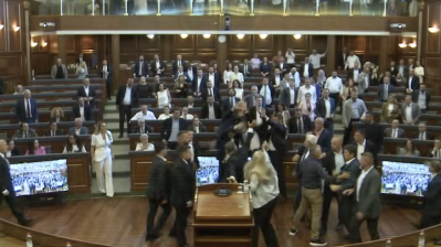 MP eggs Kosovo's PM in parliament as political crisis worsens