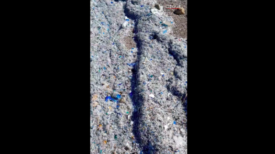 Pristine beaches are being turned into open-air dumps.