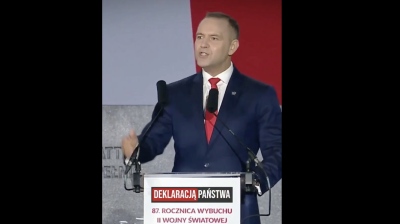 Nawrocki presses German reparations demand at Poland’s war commemoration