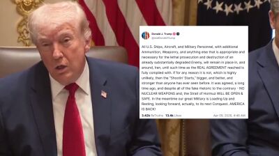 Trump warns US forces will remain in place around Iran until 'real agreement' is complied with